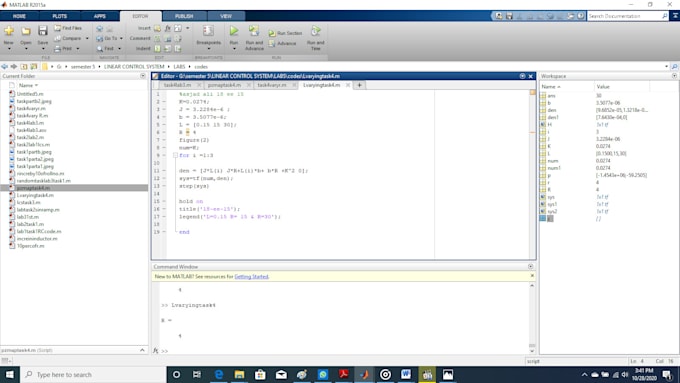 help in control system, technical writing, matlab , simulink