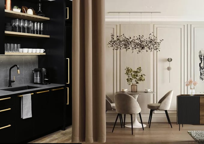 create a mood board, color scheme, and shopping list for your space