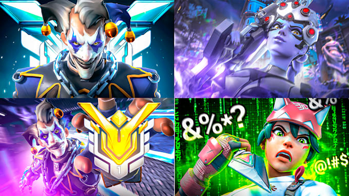 make a professional overwatch 2 thumbnail