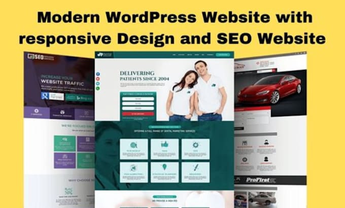 build a business wordpress website  and e commerce store  with SEO