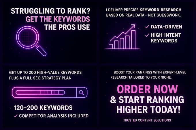 do extensive keyword research