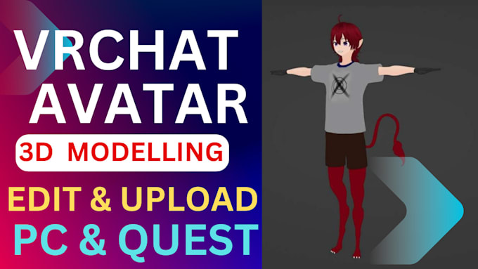 vrc avatar, vrchat avatar furry vtuber for PC and quest