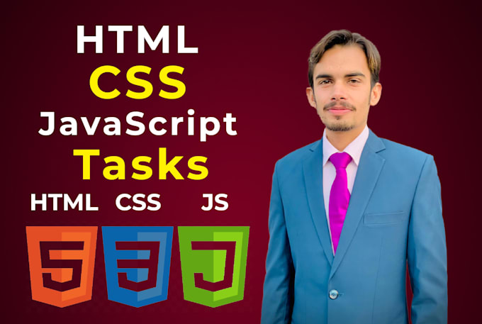 Do html, css, and javascript tasks by Umarabas440 | Fiverr