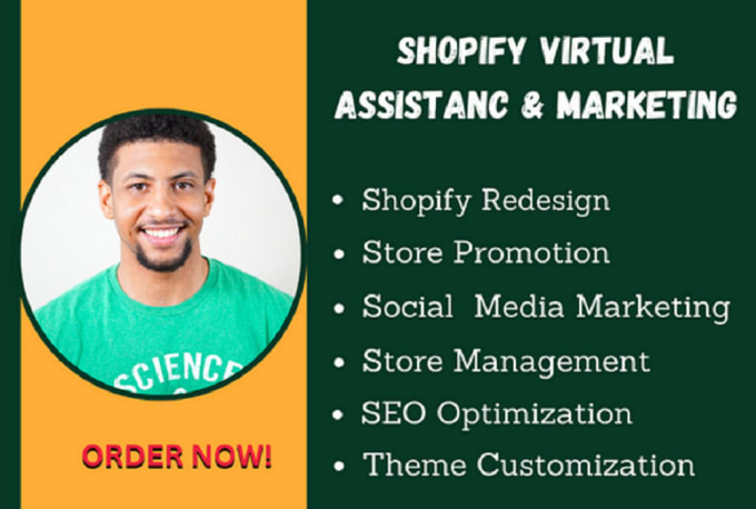 be yours shopify dropshipping virtual assistant and shopify store manager