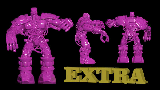 sculpt a 3d character for 3d printing