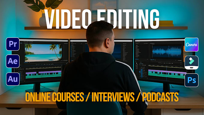 edit high quality talking head videos, interviews and online courses