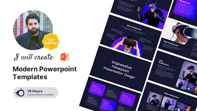 create modern powerpoint presentation template