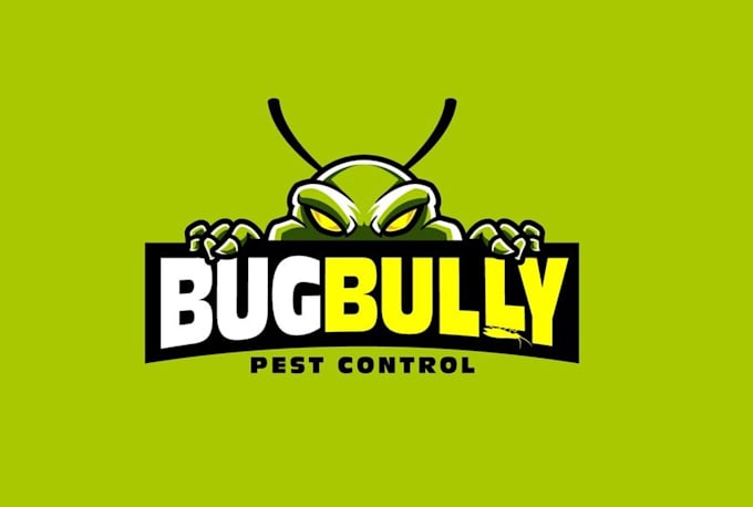 design wonderful pest control logo with source file