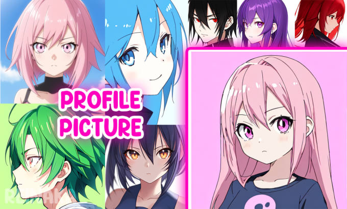 Custom Profile Picture/headshot/portrait Anime Pfp for 