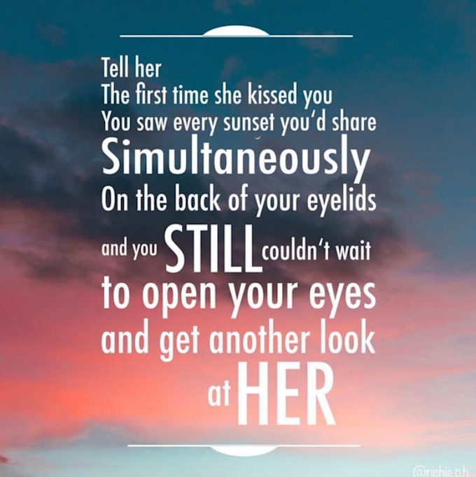 write you a poem