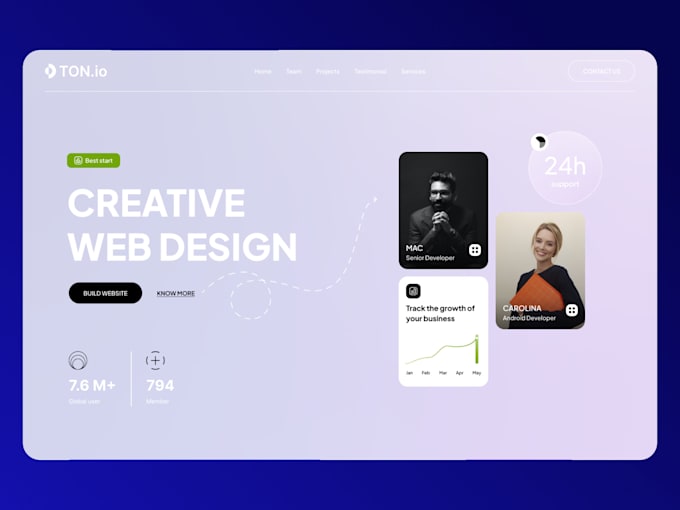 Do website mobile app ui design in figma adobe xd by Sourav_m | Fiverr
