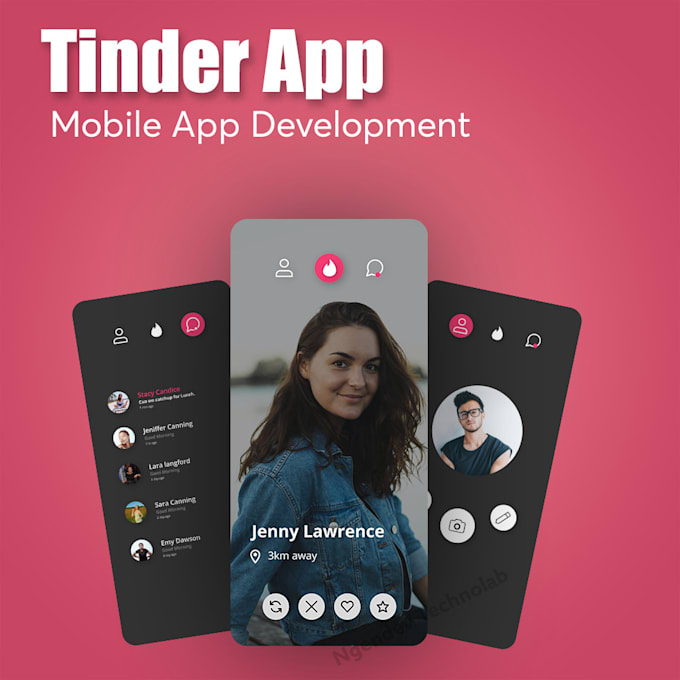 develop dating app clone like tinder, hinge, and bumble