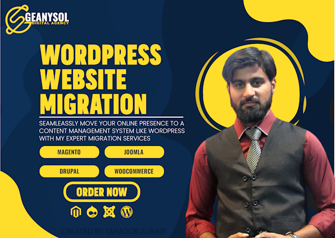 design a modern wordpress website that is easy to navigate