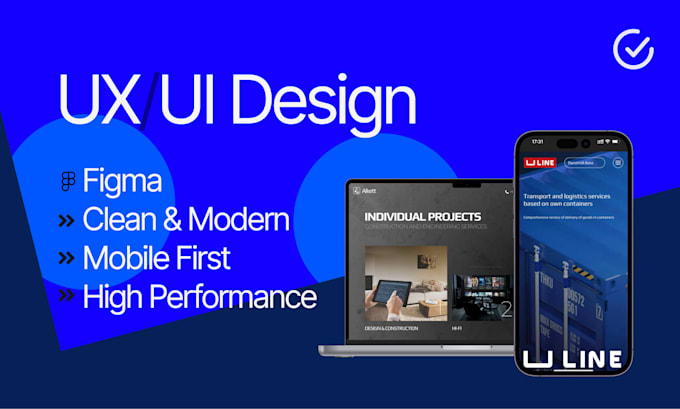 Create clean and modern ux ui design for your website by Studio779 | Fiverr