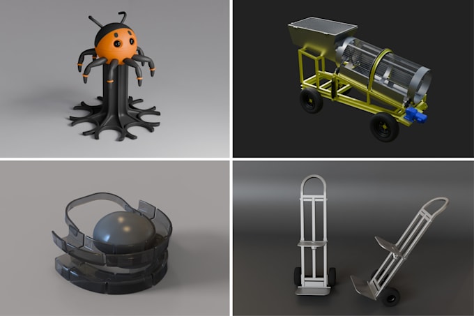 do 3d cad modeling, product designing as mechanical engineer