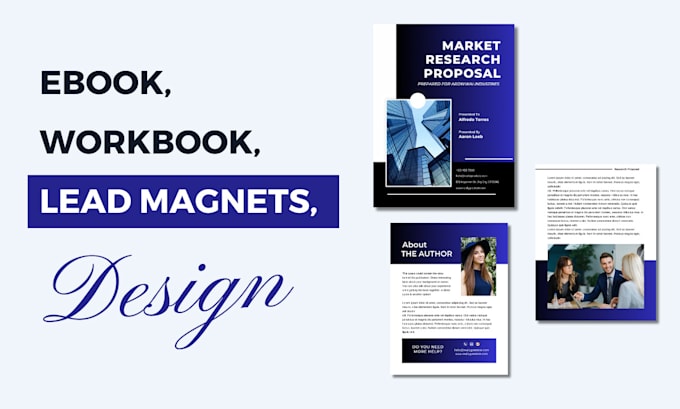do lead magnet design, ebook design and pdf design
