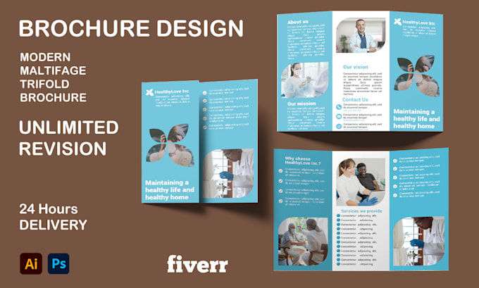 qualified brochure design and create a trifold brochure design