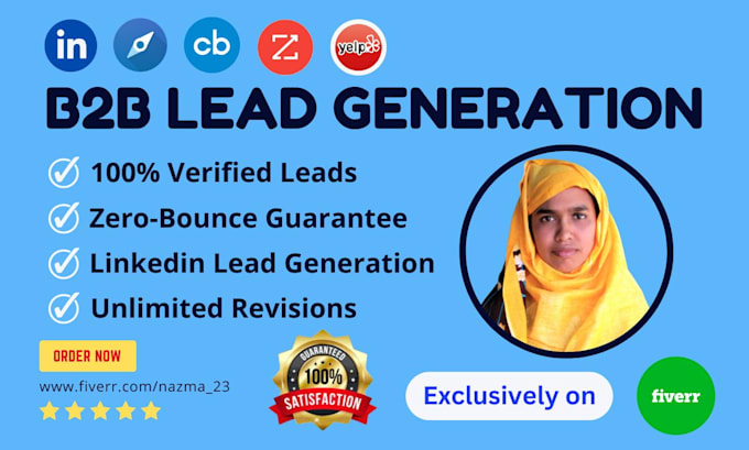 do b2b lead generation and email list for any industry