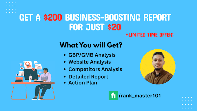 do local SEO analysis and consultation of gbp or gmb and website for map ranking