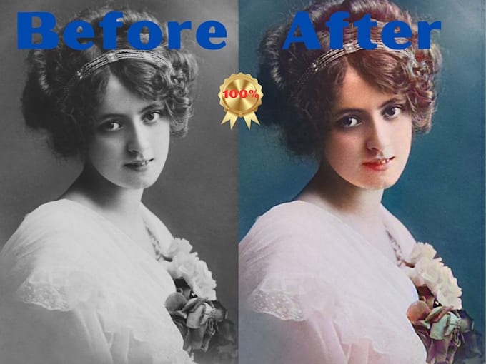 Restore old photos and quickly color black and white photos by