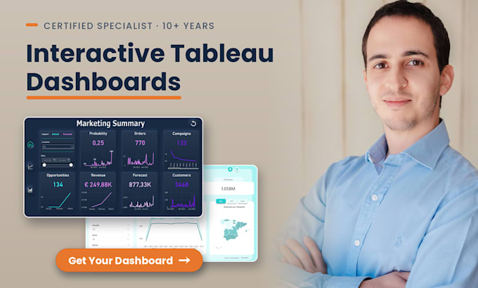 create an interactive tableau dashboard for your business data