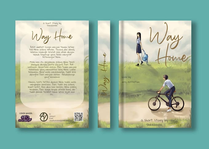 illustrate a professional book cover