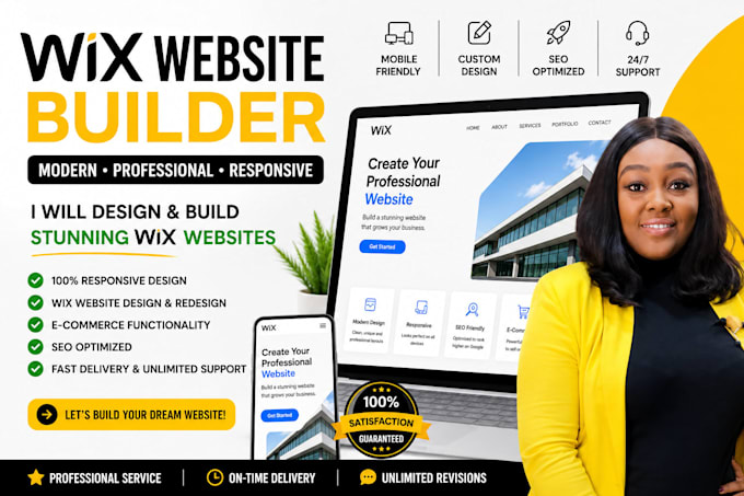 build wix website wix website redesign wix website development