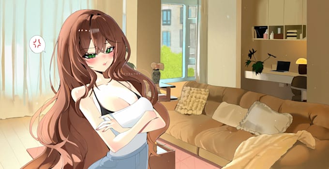 draw and design custom anime art