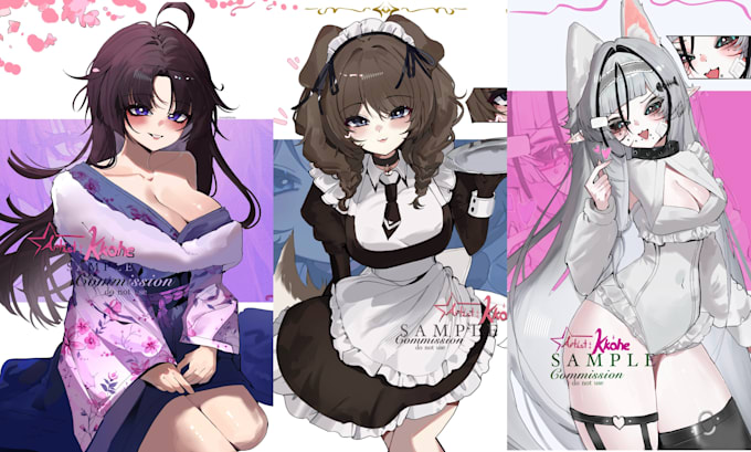 draw any custom anime art or illustration