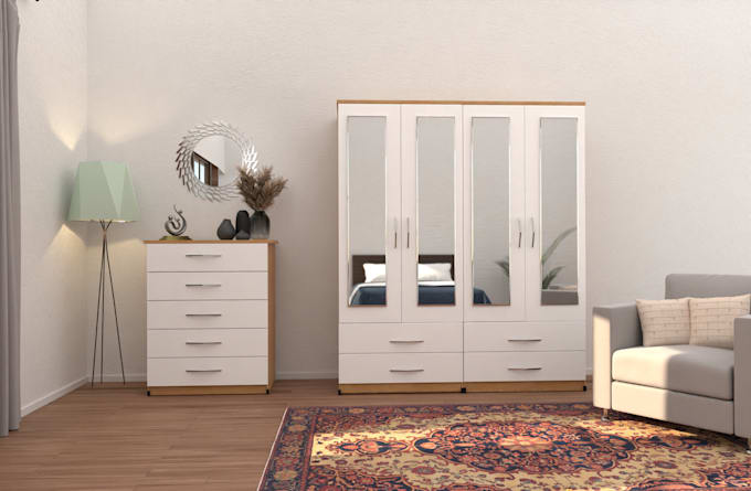 do  3d furniture modeling  and interior rendering