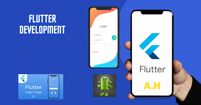 Develop any flutter ui for your flutter app development by ...