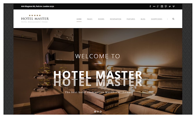 I will short term rental website, photo booth rental, property management website