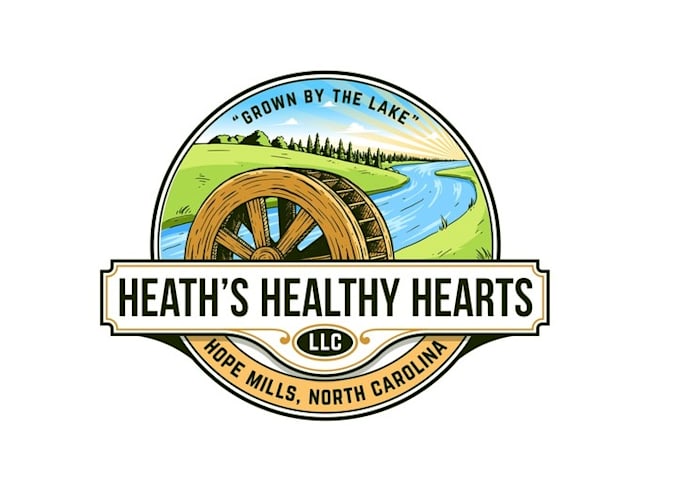 work creatively and professionally design of the river logo