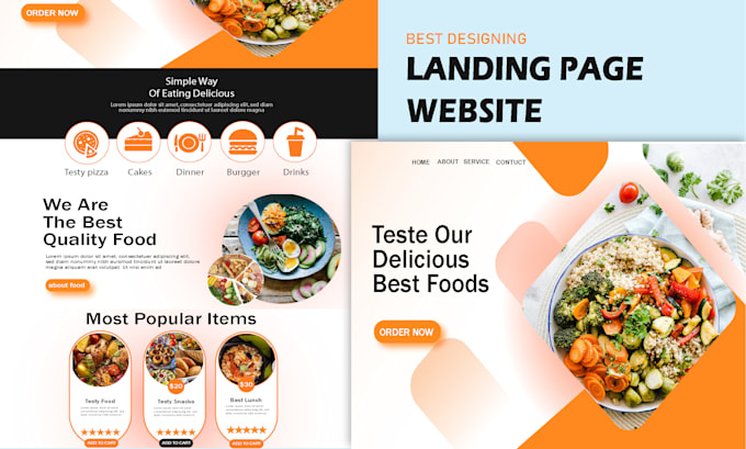 design a wordpress custom landing page or one page website