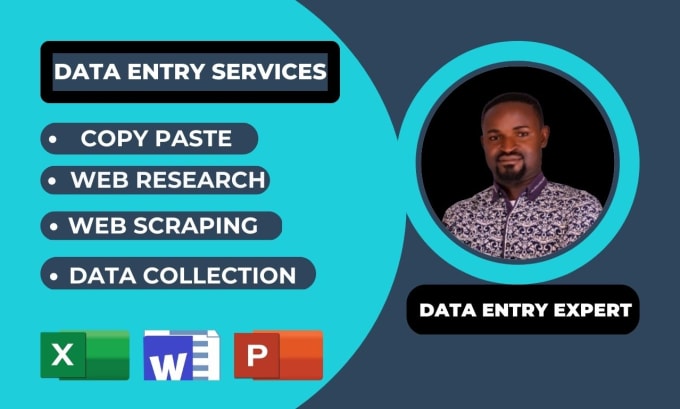 do data entry, web research, data entry, data mining and data analysis