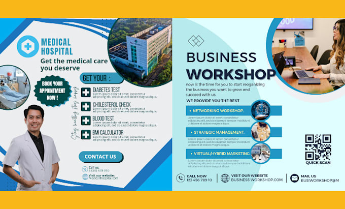 design professional broucher and flyer