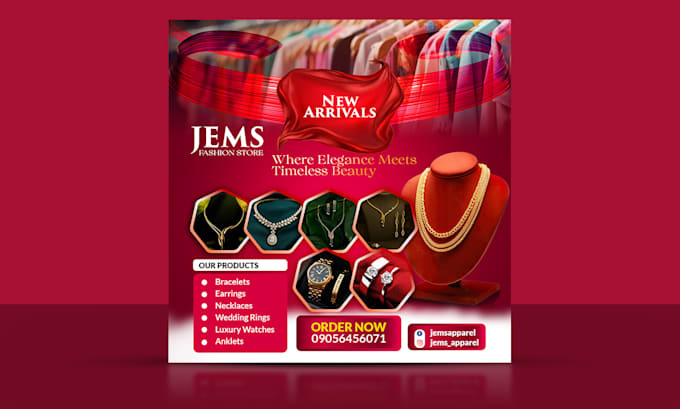 design a fashion flyer for social media post