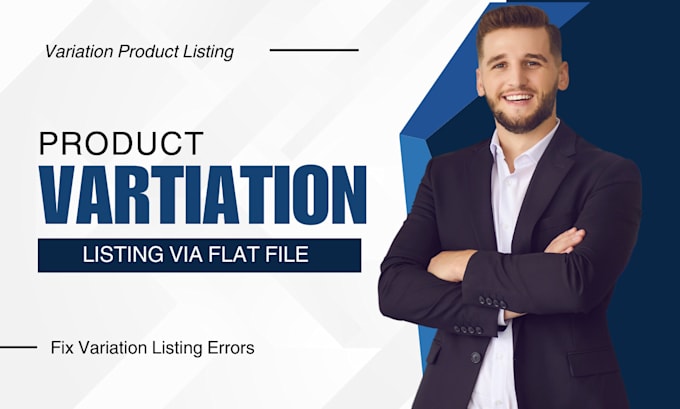 create amazon product listing and variation listing via flat file