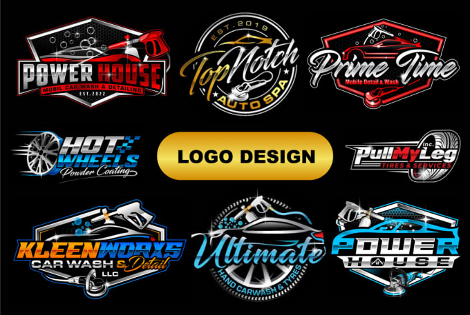 Design a creative automotive, auto detailing, car wash logo within 12h ...