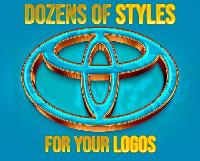 add incredible styles and textures to your logo