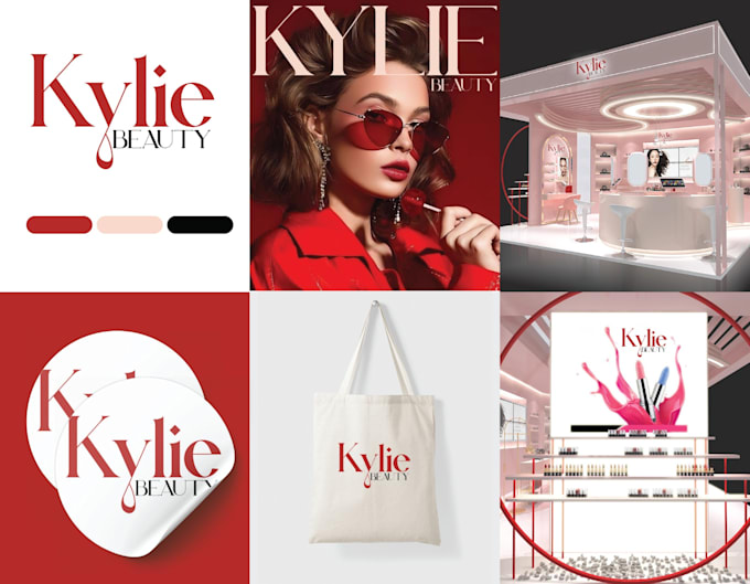 make trade show booth and trade show banner in modern style