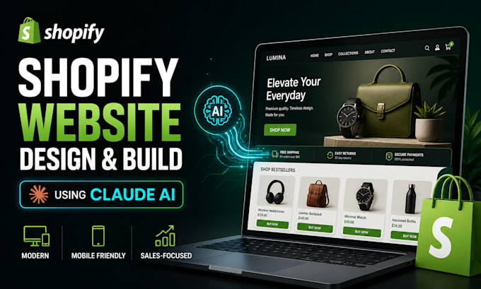 design and build a shopify store using claude ai