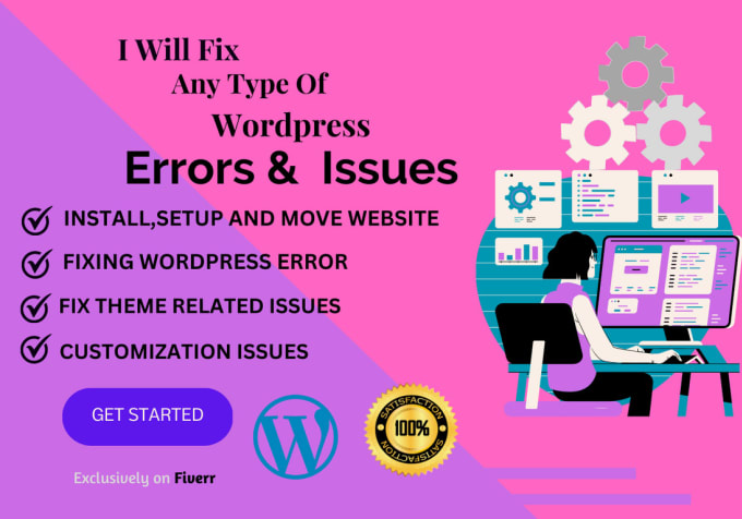 Fix Wordpress Issues Errors Or Problems By Mstshimu Fiverr