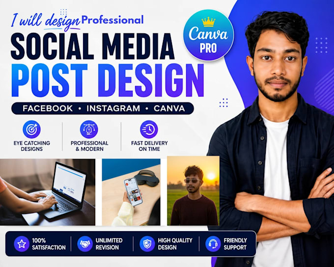 design professional social media posts in canva pro