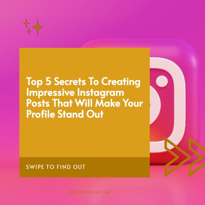 Make impressive instagram posts for you by Bilaltyildirim | Fiverr
