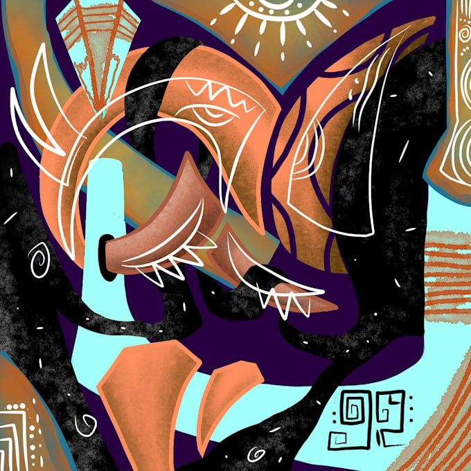 do something pattern illustration artwork