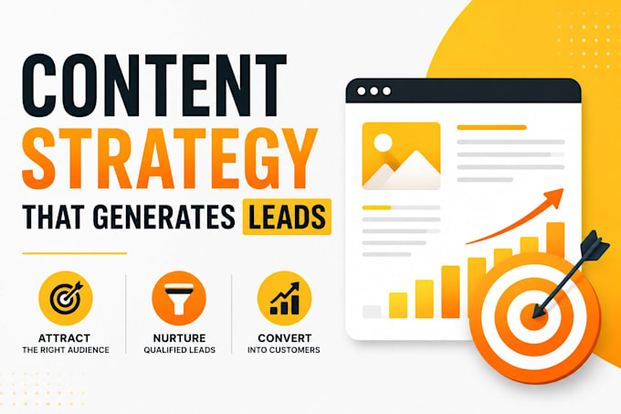 create a content strategy for lead generation