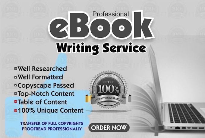 Ghostwrite or edit your ebook manuscript by Marvinmandel Fiverr