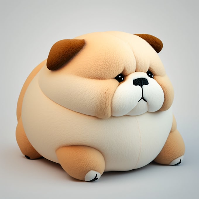 Create a plush toy design for you according to your ideas by