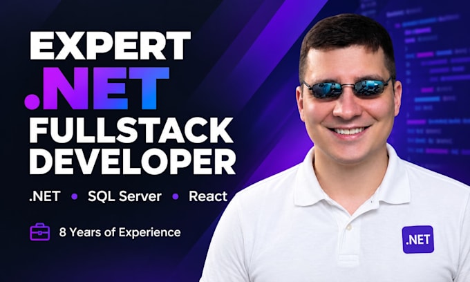 develop full stack web applications with net core and react